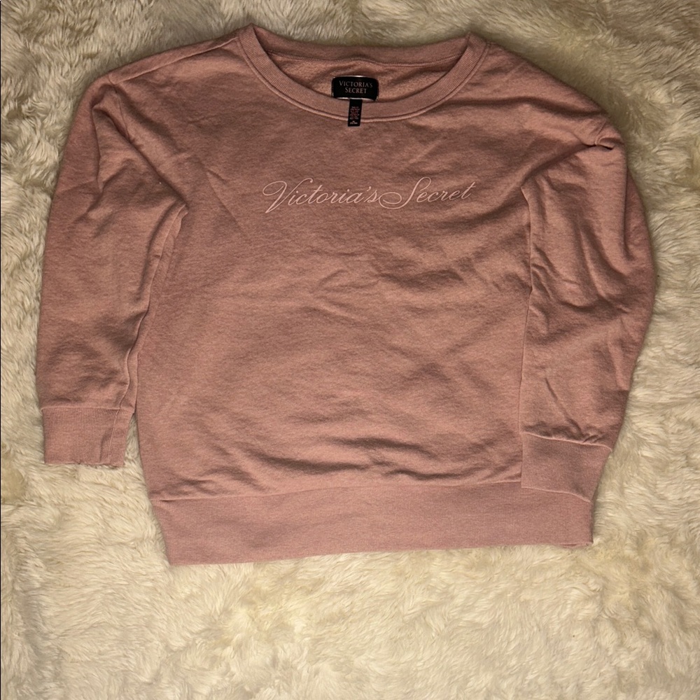 Vintage Victoria's Secret Blush Crew Neck Sweat Shirt